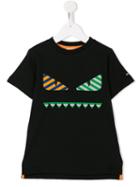 Fendi Kids Bag Bugs Print T-shirt, Toddler Girl's, Size: 2 Yrs, Black