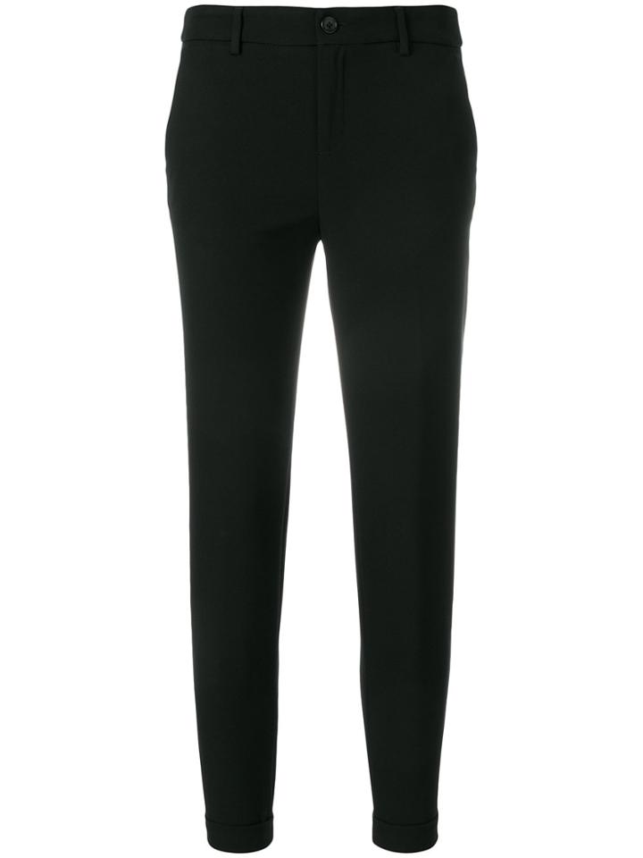 Liu Jo Cropped Trousers - Black
