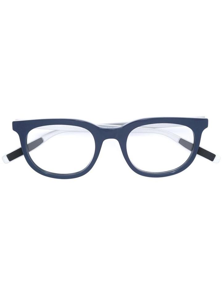 Dior Eyewear Blacktie 217 Glasses, Blue, Acetate/aluminium