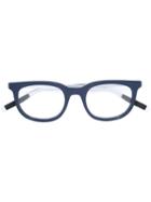 Dior Eyewear Blacktie 217 Glasses, Blue, Acetate/aluminium