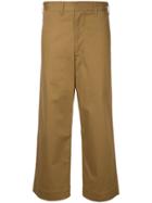 Bassike High-rise Tailored Trousers - Brown