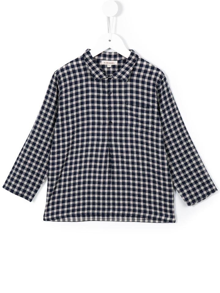 Caramel - Yacon Shirt - Kids - Polyester/lyocell/rayon - 4 Yrs, Blue