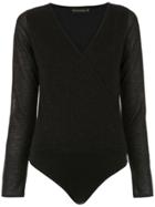 Cecilia Prado Salete Knit Bodysuit - Black