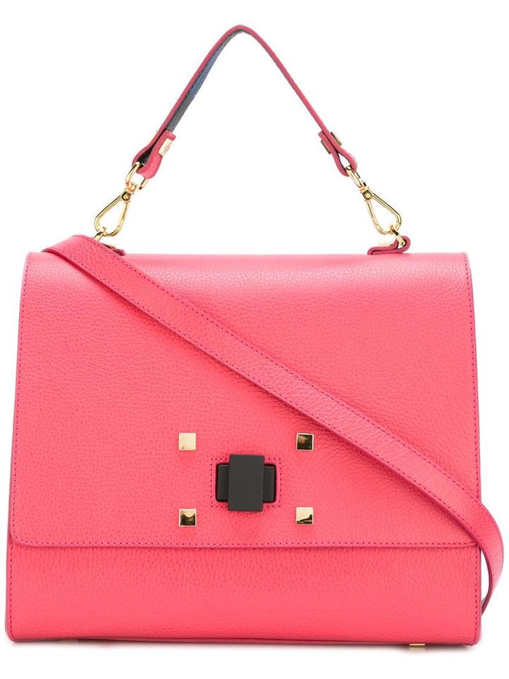 Giancarlo Petriglia Medium 'dr Var' Tote, Women's, Pink/purple, Calf Leather