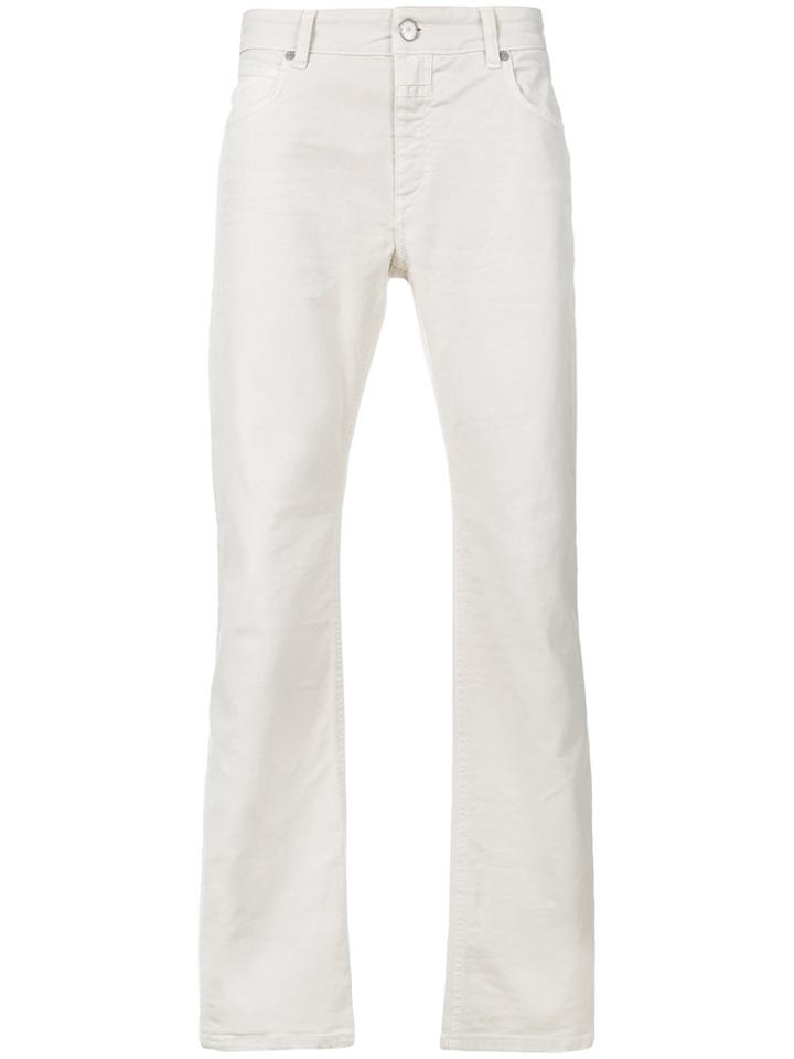 Closed Unity Slim Fit Trousers - White