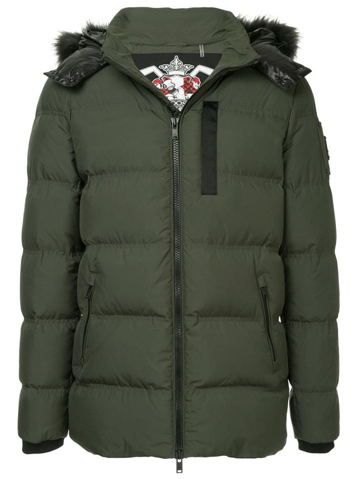 Moose Knuckles Padded Hooded Jacket - Green