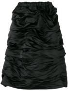 Comme Des Garçons Girl Ruched Skirt - Black
