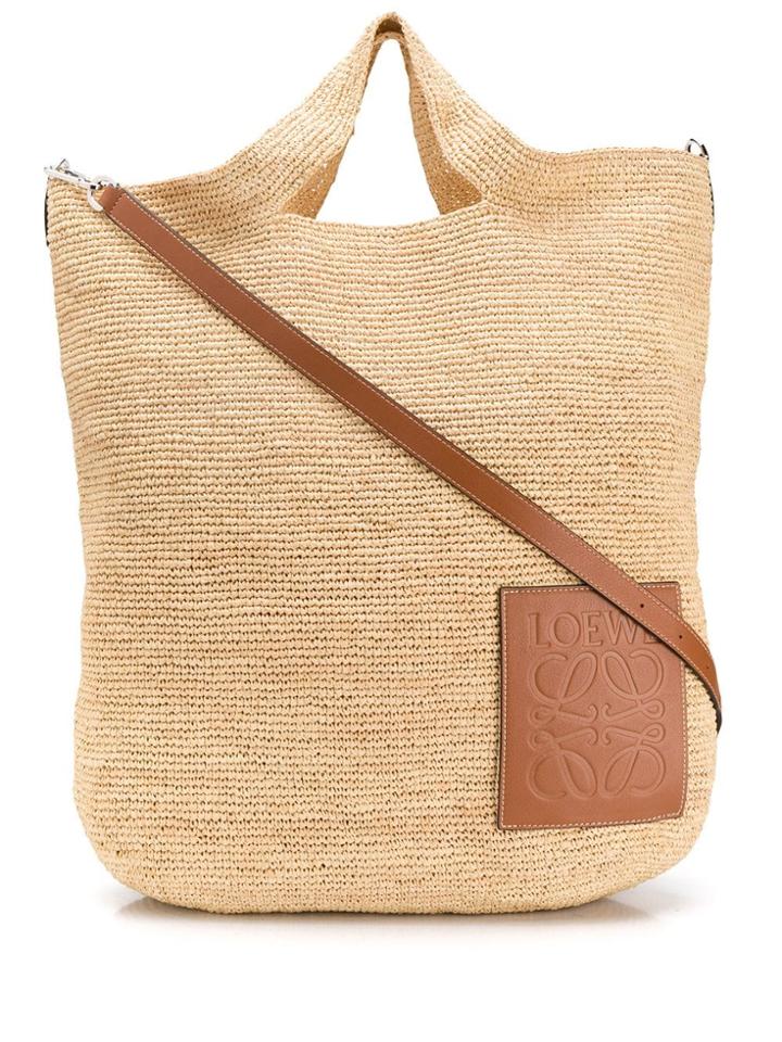Loewe Slit Large Bag - Neutrals
