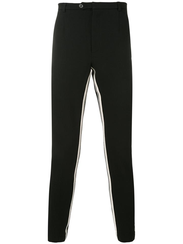 Dolce & Gabbana - Slim Fit Trousers - Men - Cotton/polyamide/spandex/elastane - 50, Black, Cotton/polyamide/spandex/elastane