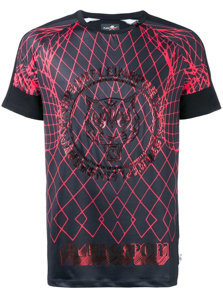 Plein Sport Grid Logo T-shirt - Black