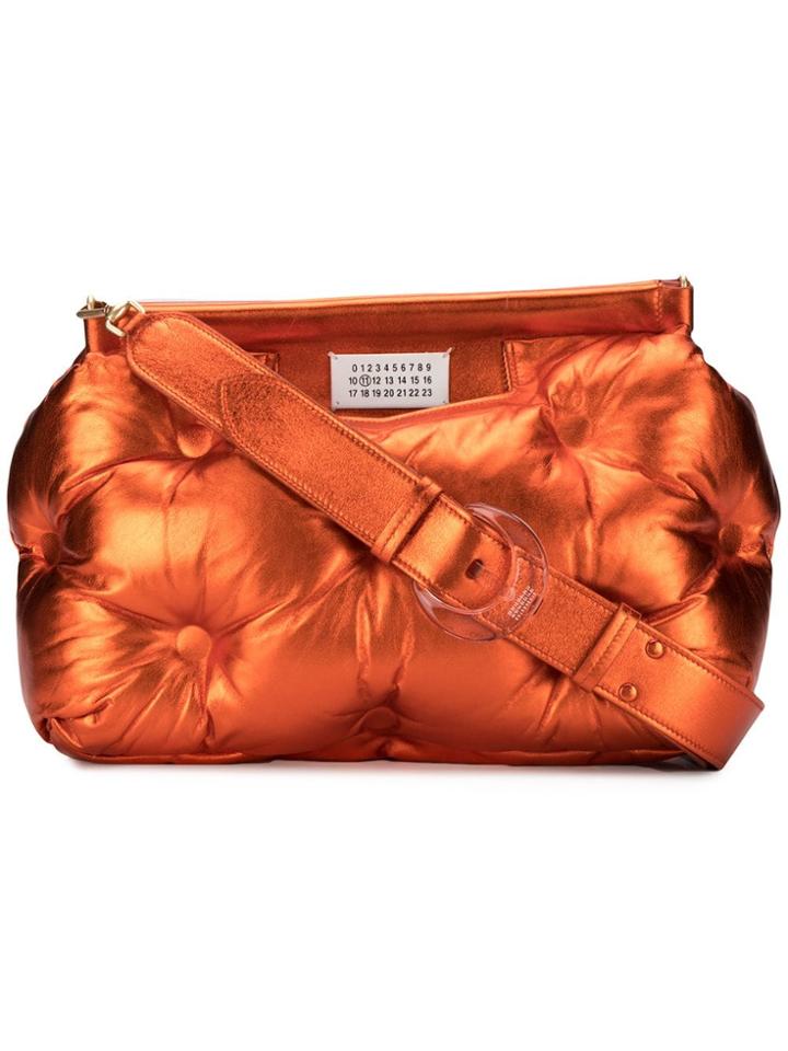 Maison Margiela Boston Glam Slam Metallic Bag - Orange