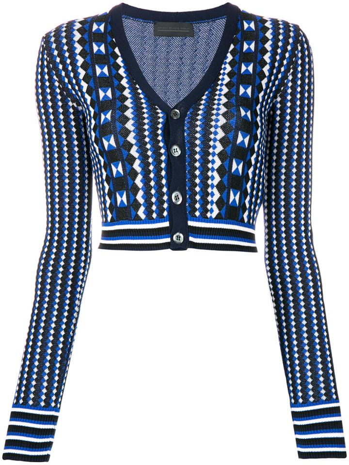 Diesel Black Gold Cropped Cardigan - Blue