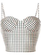 Muller Of Yoshiokubo Check Pint Swim Top - Multicolour