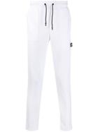 Plein Sport Code Print Track Trousers - White