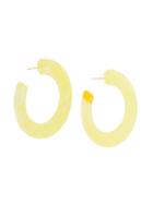 Cult Gaia Oversized Hoop Earrings - Yellow & Orange