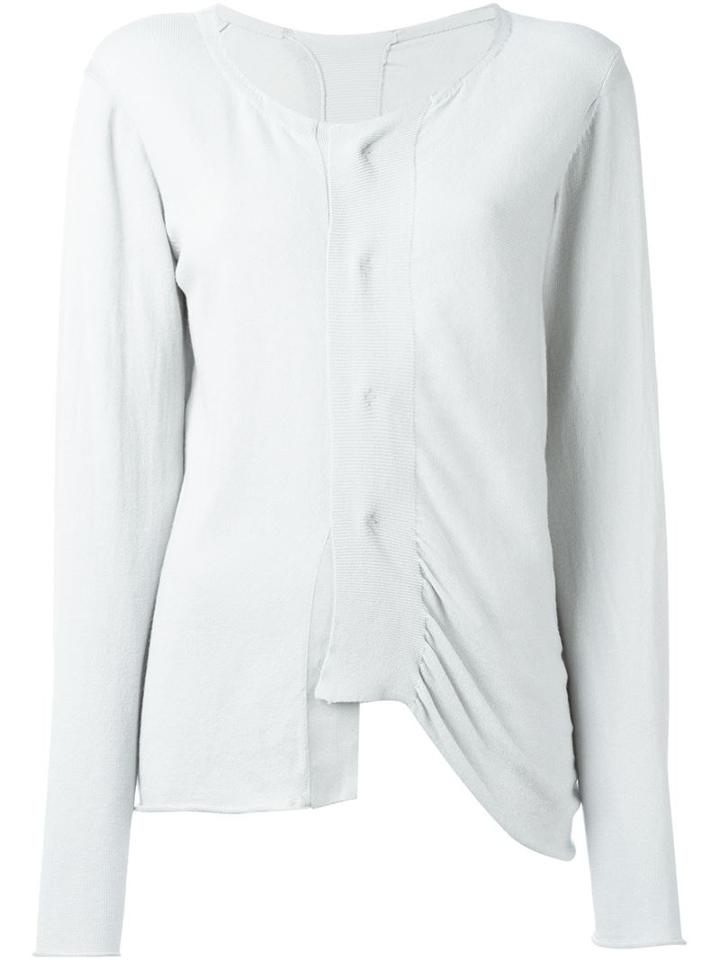 Yohji Yamamoto Asymmetric Front Cardigan