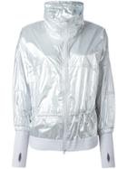 Adidas By Stella Mccartney Zipped Wind Breaker, Women's, Size: Small, Grey, Polyamide/polyester