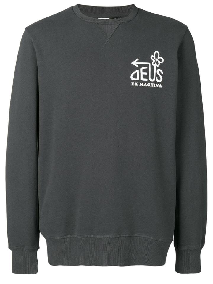 Deus Ex Machina Logo Print Sweatshirt - Green