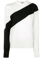 Calvin Klein 205w39nyc Paneled Sweater - Neutrals