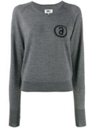 Mm6 Maison Margiela Knitted Jumper - Grey