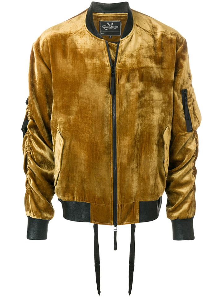 Unconditional Velvet Bondage Bomber Jacket - Brown