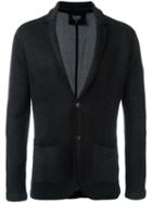 Armani Jeans Knitted Blazer, Men's, Size: Large, Black, Cotton