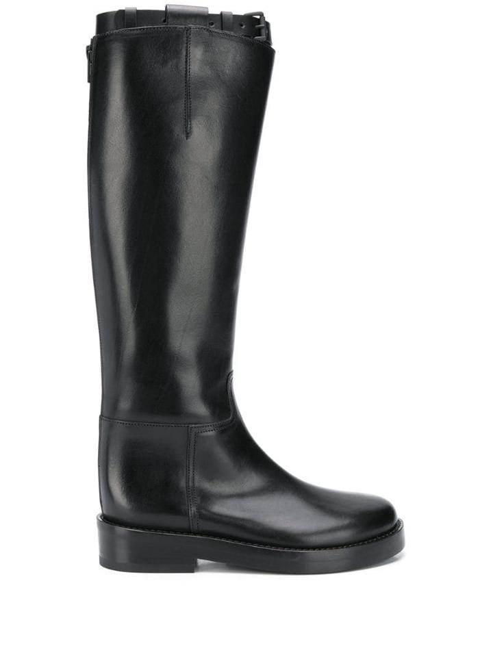 Ann Demeulemeester Buckle Mid-calf Boot - Black