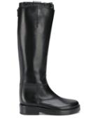 Ann Demeulemeester Buckle Mid-calf Boot - Black