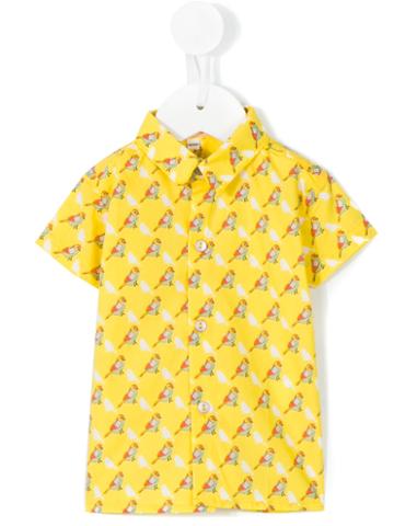 Gold Belgium - Hisse Shirt - Kids - Cotton - 12 Mth, Yellow/orange