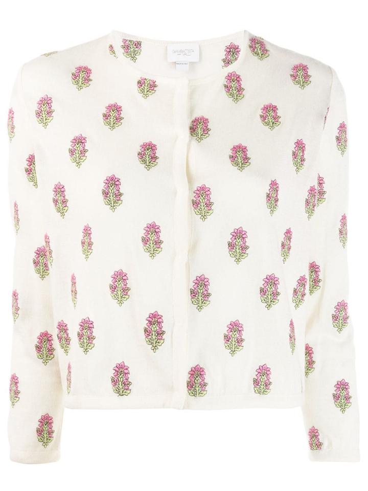 Giambattista Valli Embroidered Cardigan - Neutrals