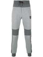 Plein Sport Panelled Track Pants, Men's, Size: Medium, Grey