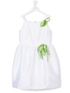 Mi Mi Sol Sweet Pea Detail Dress - White