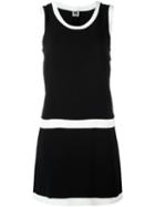M Missoni Contrast Piping Dress, Women's, Size: 42, Black, Viscose/spandex/elastane/polyester/acetate
