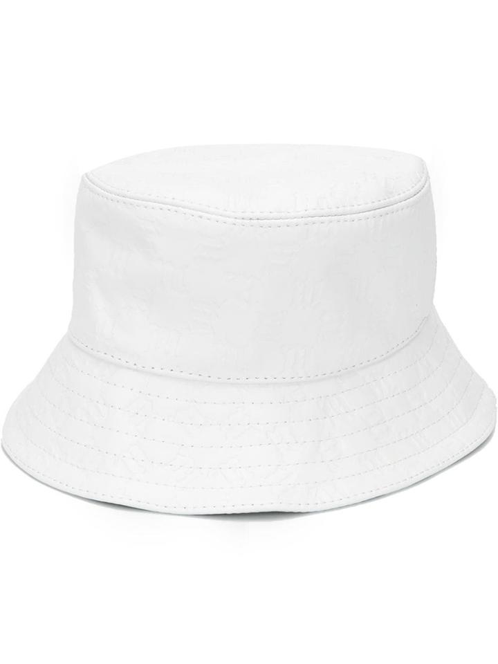 Misbhv Embossed Bucket Hat - White
