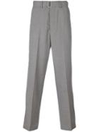 Ami Paris Box Pleated Wide Trousers - Grey