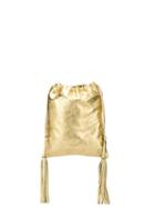 Attico Tassel Drawstring Bag - Gold