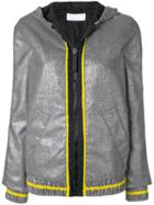 No Ka' Oi Zip Front Hooded Jacket - Grey