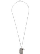 Jw Anderson Fish Can Necklace - Silver