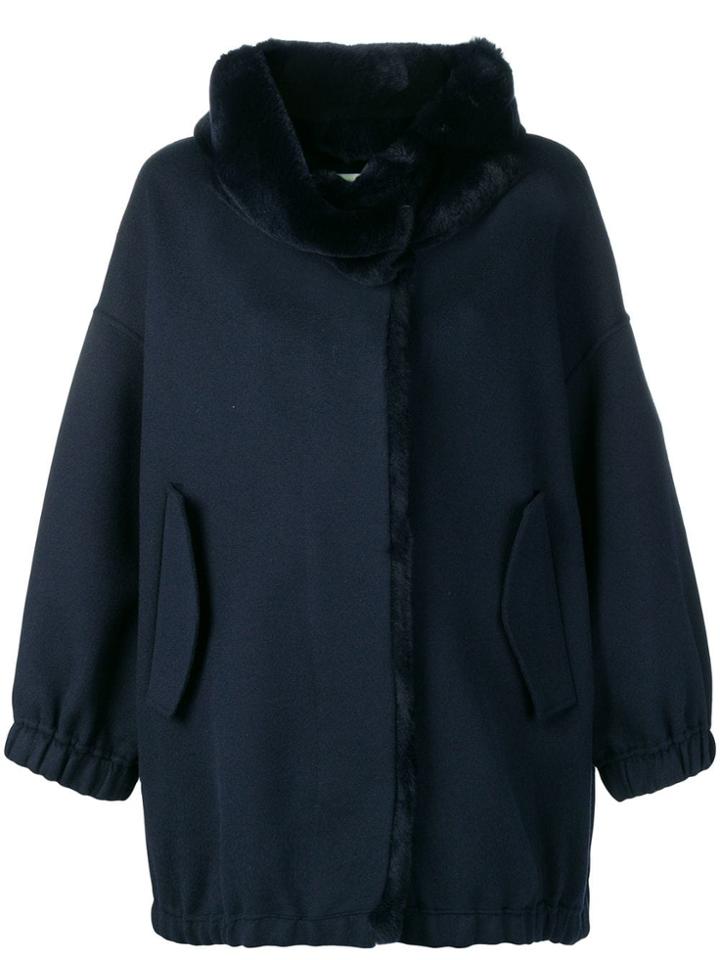 Ava Adore Fur-lined Parka - Blue