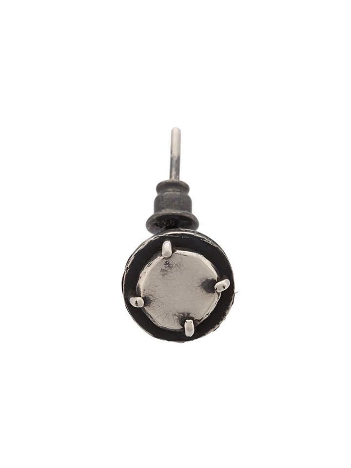 Detaj Stud Earrings - Metallic