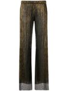 Fisico Sheer Straight-leg Trousers - Black