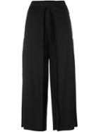 Dkny Pleated Front Culottes, Women's, Size: 4, Black, Spandex/elastane/viscose/wool