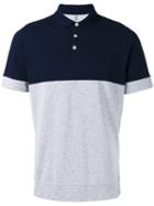 Brunello Cucinelli Contrast Polo Shirt, Men's, Size: Large, Blue, Cotton