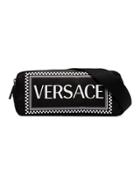 Versace Logo Crossbody Belt Bag - Black