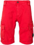 Cp Company Relaxed Shorts - Red