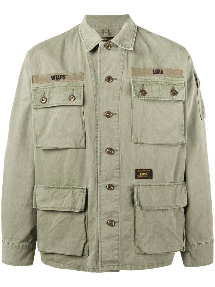 Wtaps - Jungle Shirt Jacket - Men - Cotton - L, Green, Cotton