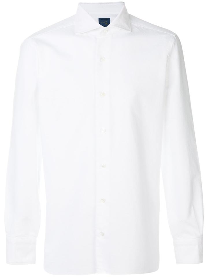 Barba Classic Collar Shirt - White