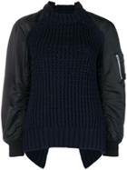 Sacai Loose Fitted Sweater - Blue