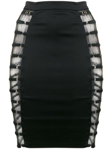 Murmur Prison Skirt - Black