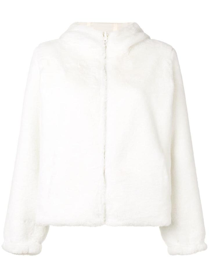 P.a.r.o.s.h. Faux Fur Reversible Jacket - White